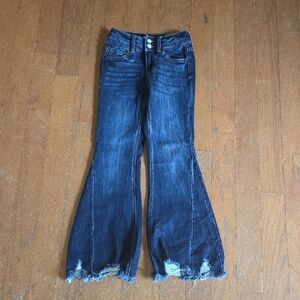 KanCan Blue Flare Wide Leg Jeans Vintage-Inspired‎